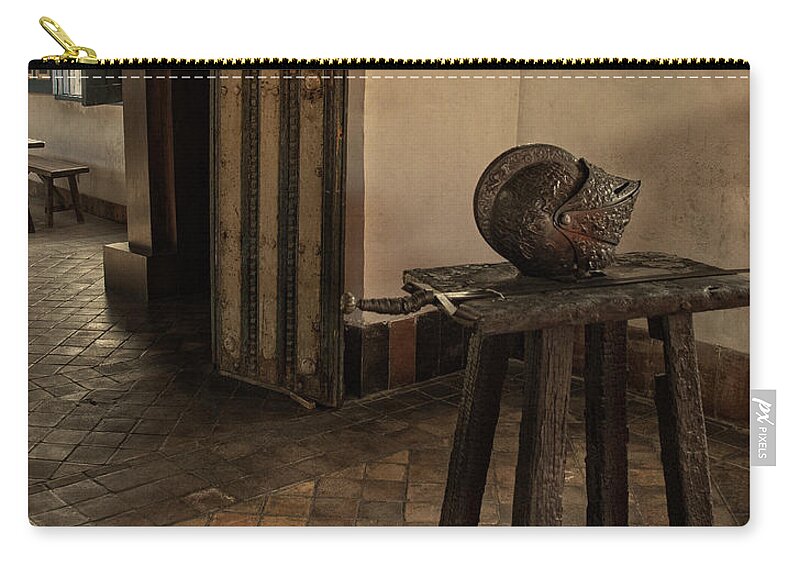 Cuba Zip Pouch featuring the photograph El Yelmo by M Kathleen Warren