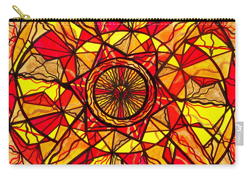 Empowerment Zip Pouch featuring the painting Empowerment by Teal Eye Print Store