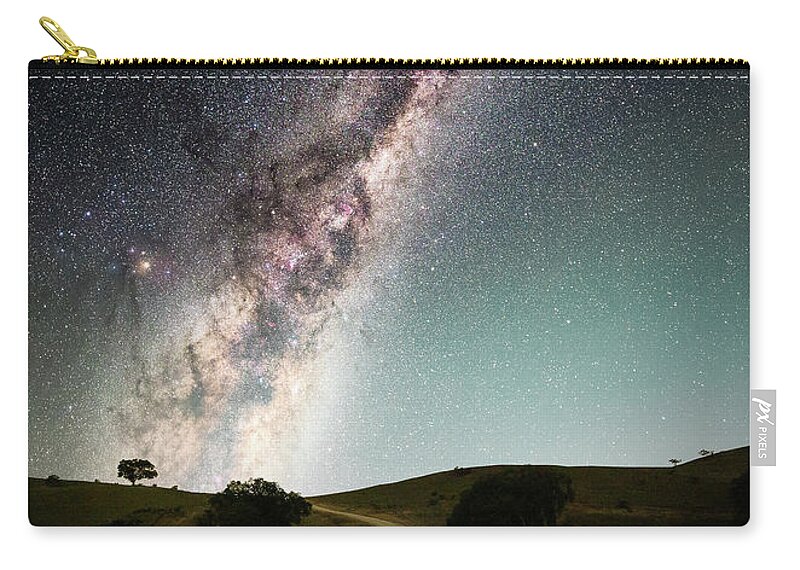 Astrophotography Zip Pouch featuring the photograph Emu In The Sky by Ari Rex