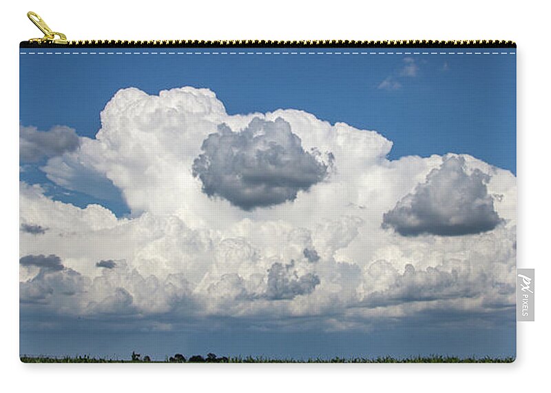 Nebraskasc Zip Pouch featuring the photograph Enjoying some Cotton Candy on the 4th 004 by NebraskaSC