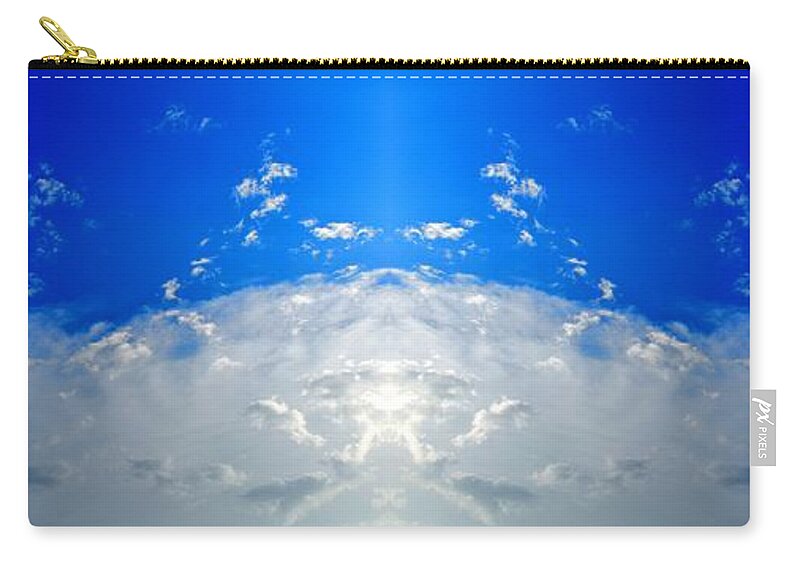 Nature Zip Pouch featuring the photograph Equivalents of Clouds 006 by Leonida Arte