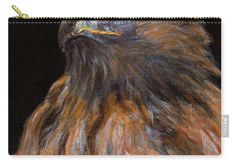 Birds Zip Pouch featuring the painting Ever Vigilant by Lee Beuther