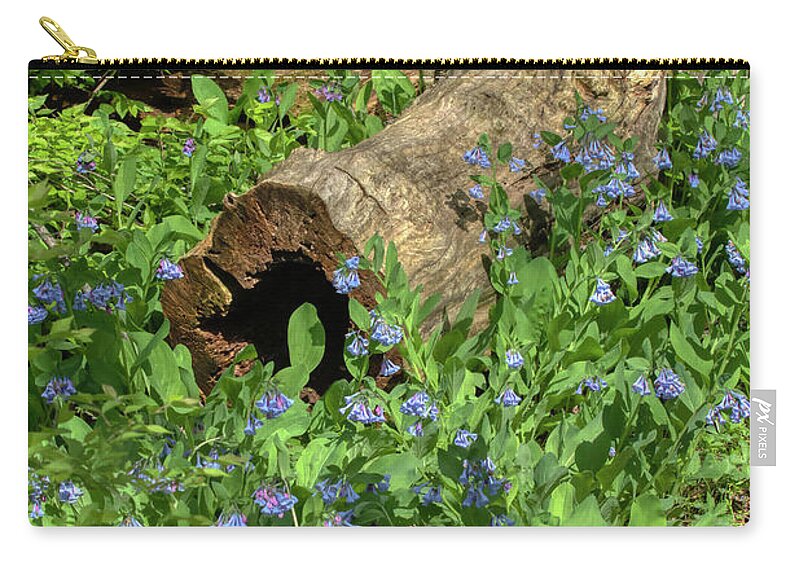 Nature Carry-all Pouch featuring the digital art Everything Has Beauty by Ron Grafe