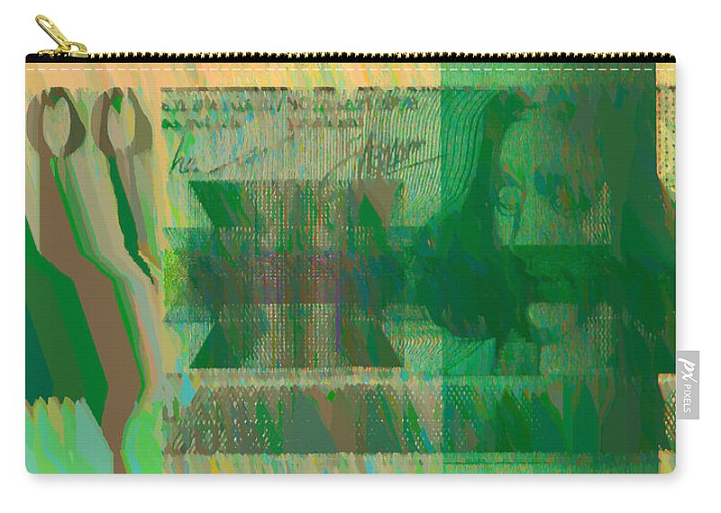 Digital Art Zip Pouch featuring the photograph Ex 1000 by Luc Van de Steeg