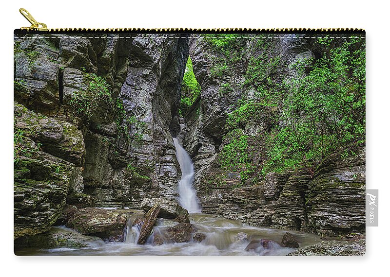 Arkansas Zip Pouch featuring the photograph Eye of the Needle by David Dedman