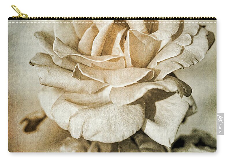 Flora Carry-all Pouch featuring the photograph Faded Beauty by Mary Lee Dereske