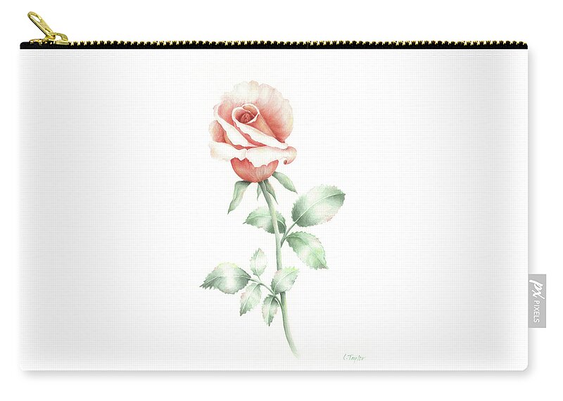 Rose Carry-all Pouch featuring the painting Faith by Lori Taylor