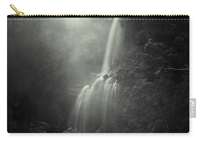 Monochrome Carry-all Pouch featuring the photograph Fall by Grant Galbraith