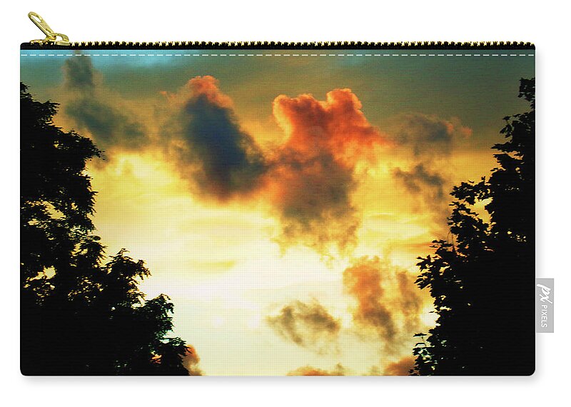 Fall Carry-all Pouch featuring the photograph Fall Sunset by Christopher Reed