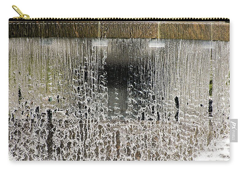 Fountain Carry-all Pouch featuring the photograph Fallen by Kerry Obrist