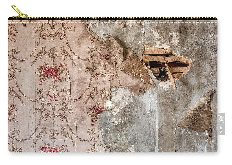 Voorhees Carry-all Pouch featuring the photograph Farm House Wall Paper by David Letts