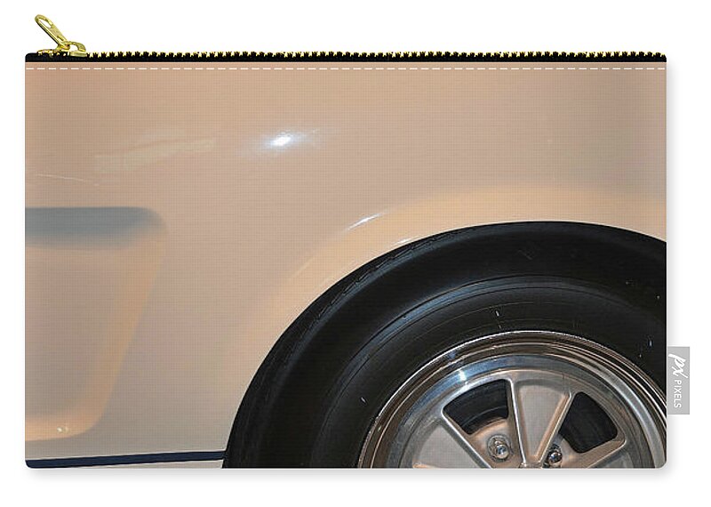 Automobiles Zip Pouch featuring the photograph Fastback Profile by John Schneider