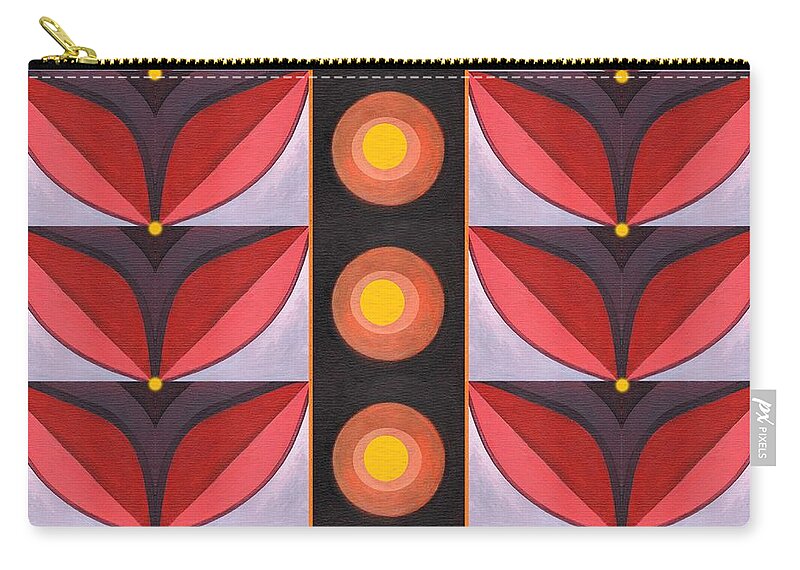 Feels Like Autumn By Helena Tiainen Carry-all Pouch featuring the painting Feels Like Autumn by Helena Tiainen