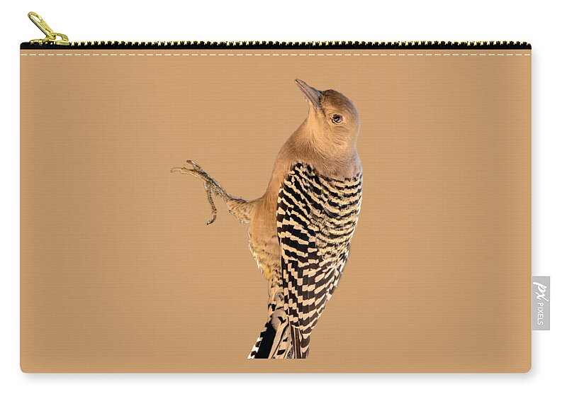 Animal Carry-all Pouch featuring the photograph Female Gila Woodpecker 220930 by Mark Myhaver