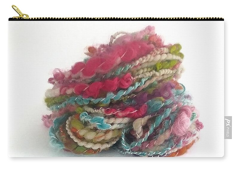 Textured Yarn Zip Pouch featuring the photograph Fiesta 1 by Charles and Melisa Morrison