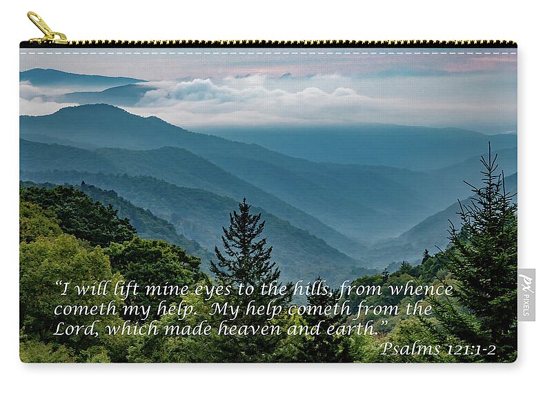 Scripture Carry-all Pouch featuring the photograph Finding Help by Marcy Wielfaert