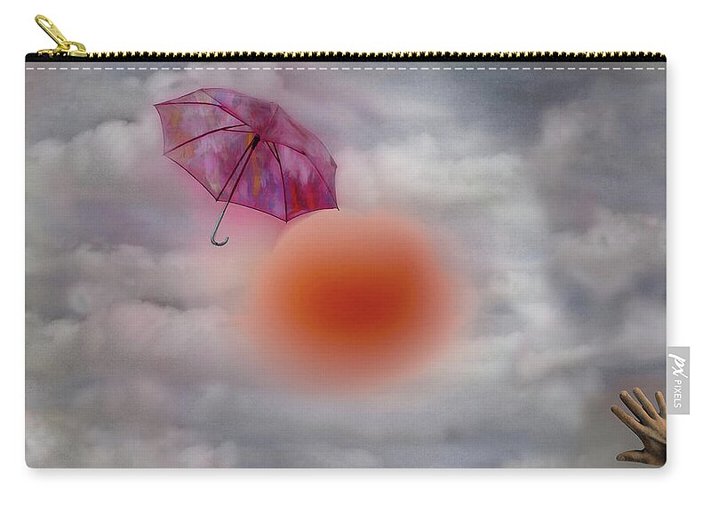 Sun Zip Pouch featuring the photograph Finding Our Way by Wayne King