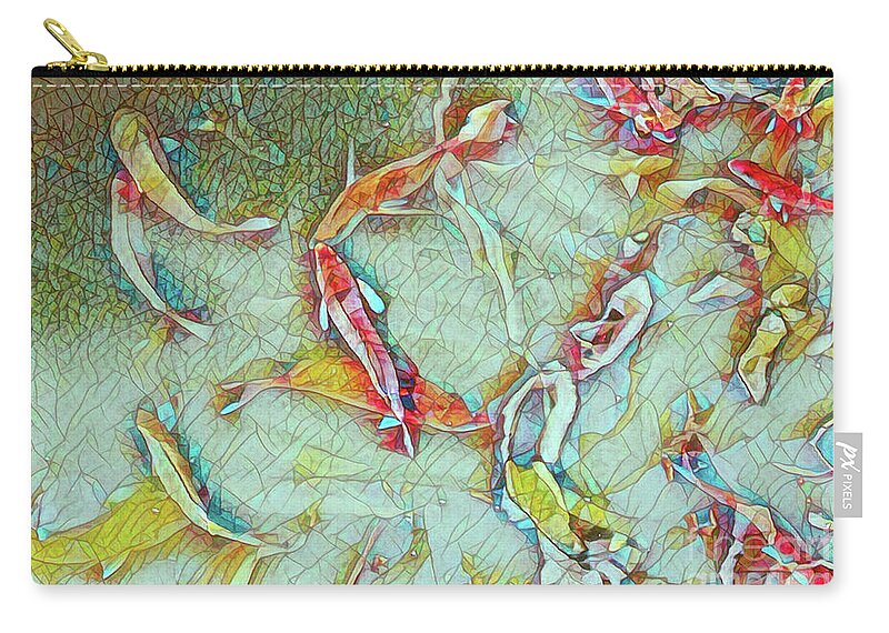 Fish Zip Pouch featuring the photograph Fishy by Elaine Teague