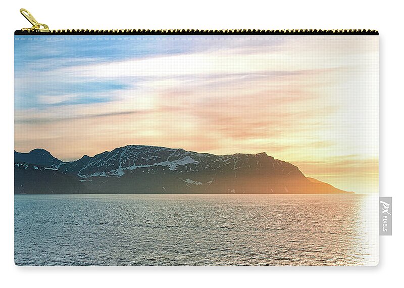 Norway Zip Pouch featuring the photograph Fjord Sunset in Norway by Matthew DeGrushe