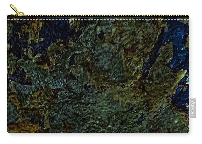 Mother Nature Flagstone Carry-all Pouch featuring the digital art Flagstone Jewel by Glenn Hernandez