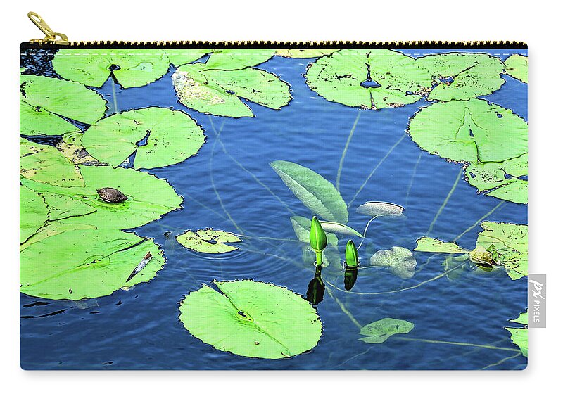 David Lawson Photography Zip Pouch featuring the photograph Floating by David Lawson
