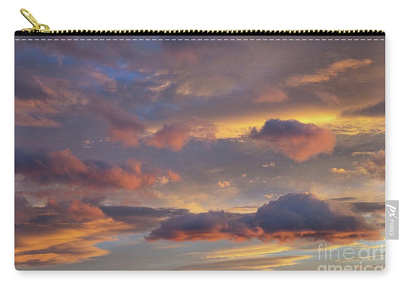 Clouds Carry-all Pouch featuring the photograph Floating in the clouds by Adriana Mueller