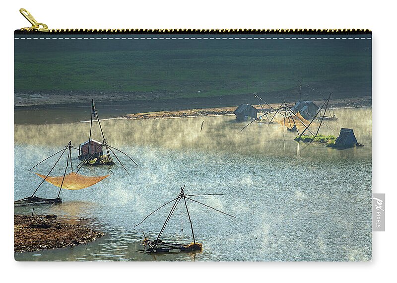 Spring Zip Pouch featuring the photograph Make Living On Water Ecosystem by Khanh Bui Phu