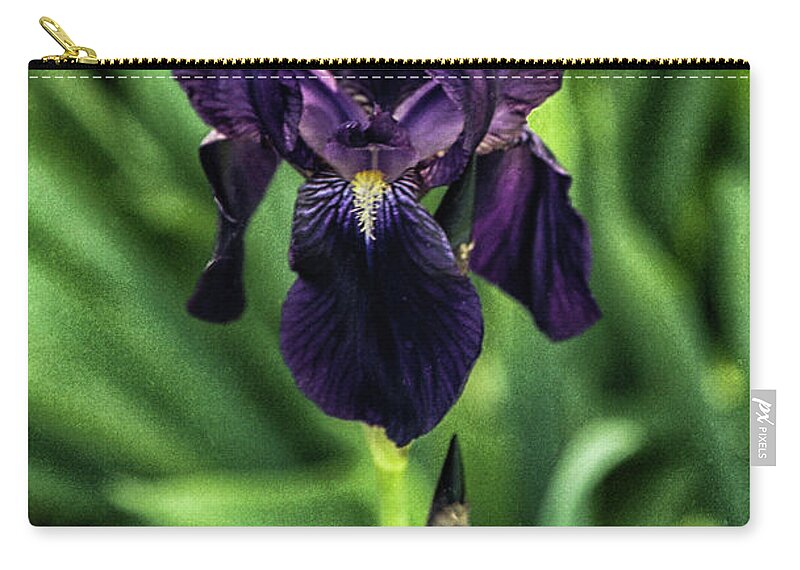 Arizona Zip Pouch featuring the photograph Flower and Bud by Kathy McClure