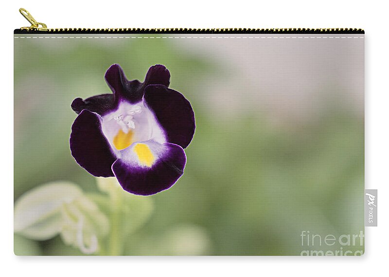 Flower Zip Pouch featuring the photograph Flower by Ella Kaye Dickey