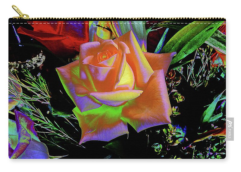 Flower Zip Pouch featuring the photograph Flower Fantastic by Andrew Lawrence