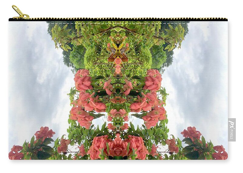 Flowering Zip Pouch featuring the photograph Flowering Power Upper World Ally by Soul Ecstatic