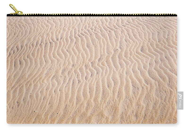 Beach Zip Pouch featuring the photograph Flowing Sand by Rose Guinther