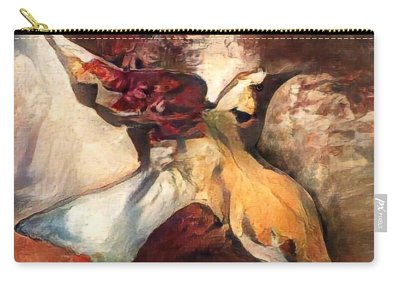  Carry-all Pouch featuring the digital art Flying Solo 003 by Stacey Mayer