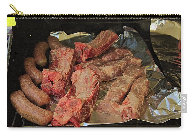 Food Zip Pouch featuring the photograph Food still life 3 by Karl Rose