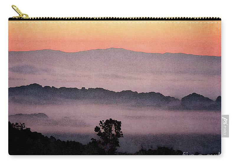 Tennessee Carry-all Pouch featuring the photograph Foothills of the Smoky Mountains by Phil Perkins