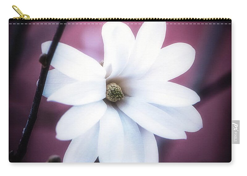 Flowers Zip Pouch featuring the photograph Forever at Last by Philippe Sainte-Laudy