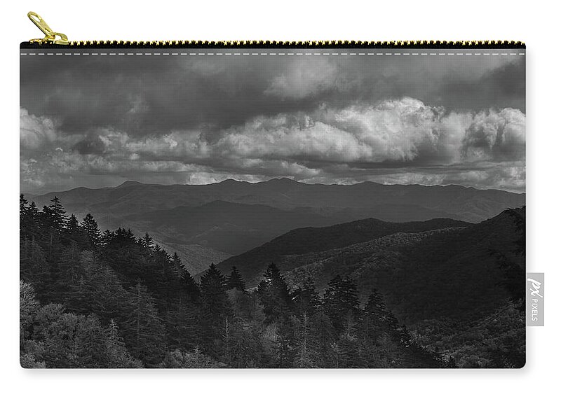 Black&white Zip Pouch featuring the photograph Forever by Jamie Tyler