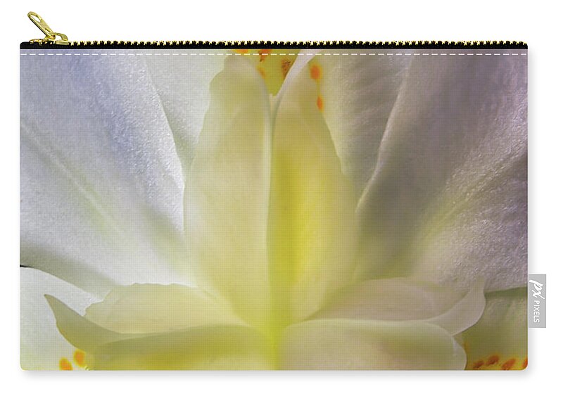 Fortnight Lily Zip Pouch featuring the photograph Fortnight Lily Closeup by Endre Balogh