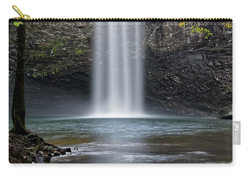 Foster Falls Carry-all Pouch featuring the photograph Foster Falls 13 by Phil Perkins