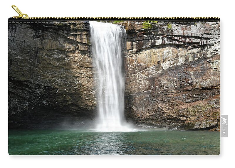 Foster Falls Zip Pouch featuring the photograph Foster Falls 7 by Phil Perkins
