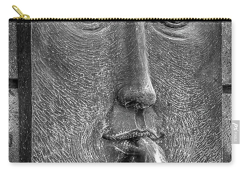 Mexico Carry-all Pouch featuring the photograph Fountain - Mexico by Frank Mari