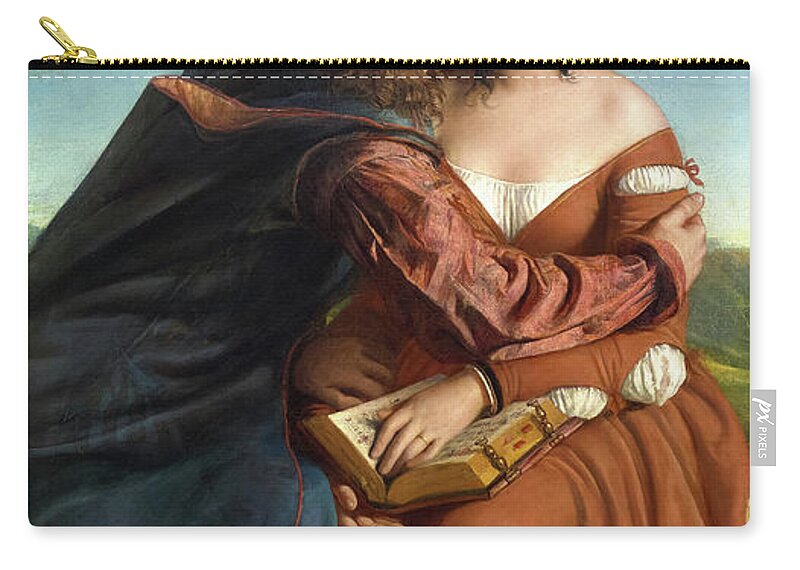 William Dyce Zip Pouch featuring the photograph Francesca da Rimini, Detail by William Dyce