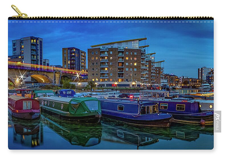 Urban Zip Pouch featuring the photograph Friday Night Lights by Doug Stratton