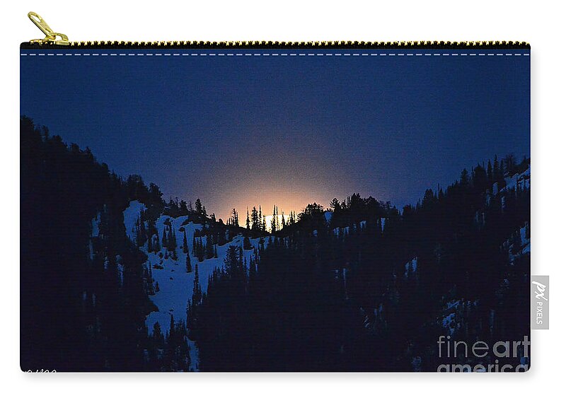 Full Moon Carry-all Pouch featuring the photograph Full Flower Moon #2 by Dorrene BrownButterfield