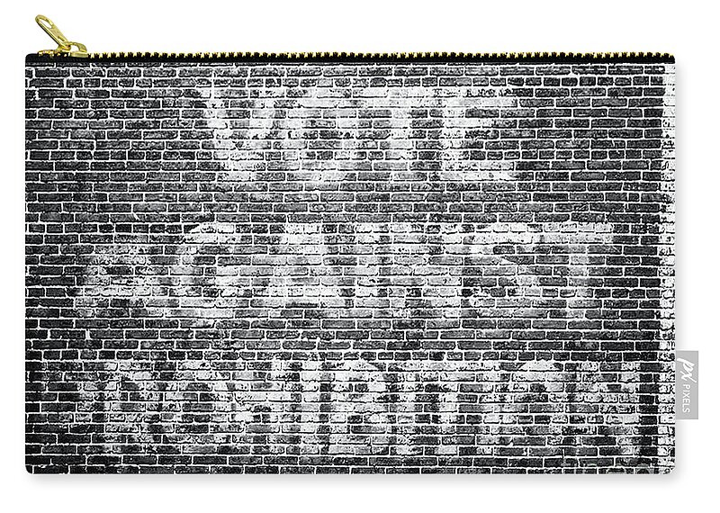 Prohibition. 20s Carry-all Pouch featuring the painting Funny Roaring Twenties No Prohibition Roaring 20s Gift Vote Against Prohibition Sign by Tony Rubino