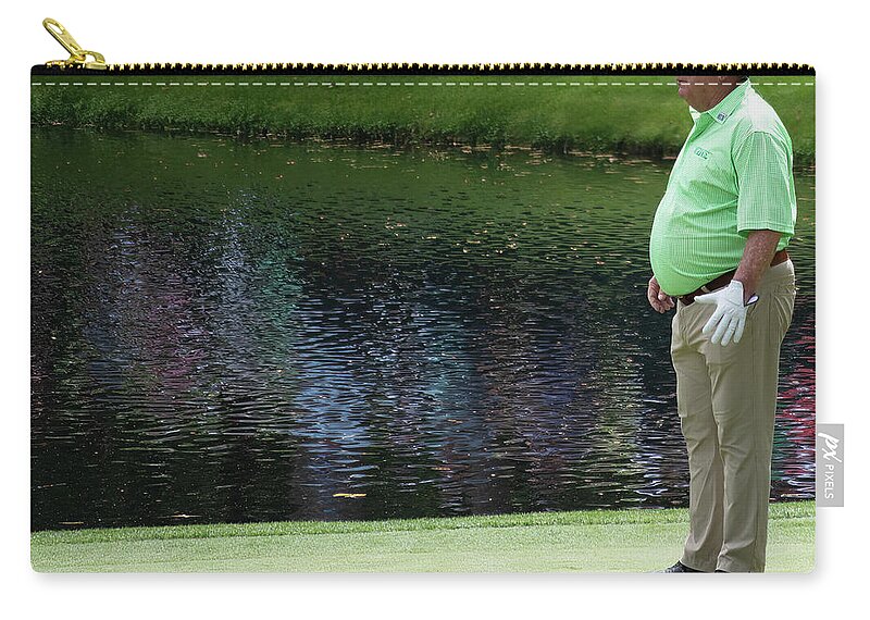 Golf Zip Pouch featuring the photograph Fuzzy Zoeller by Patrick Nowotny