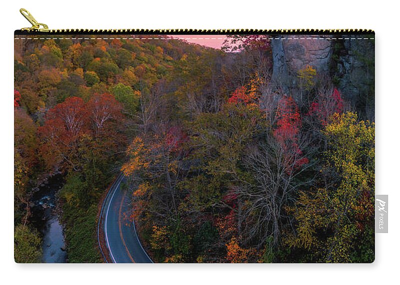 Stone Face Zip Pouch featuring the photograph Gatekeeper by Anthony Heflin