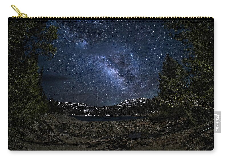 Landscape Zip Pouch featuring the photograph Gem Lake Night Sky by Romeo Victor