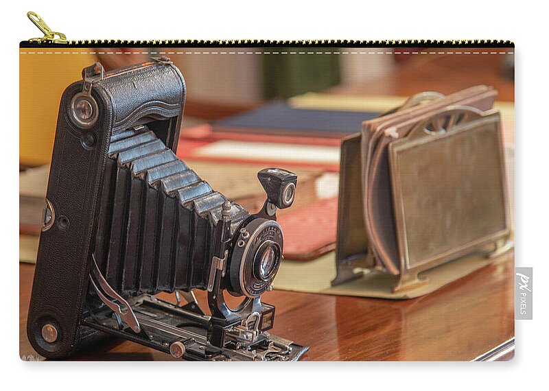 George Eastman. George Eastman House Carry-all Pouch featuring the photograph George's Camera by Regina Muscarella