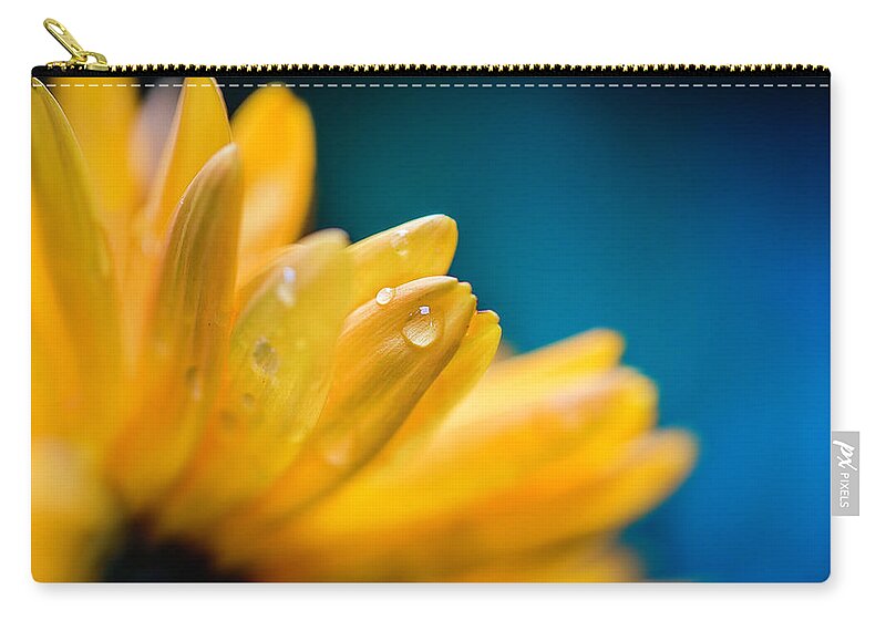  Zip Pouch featuring the photograph Gerber Daisy Love by Nicole Engstrom